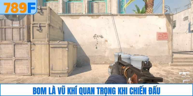 Bom là vũ khí quan trọng khi chiến đấu